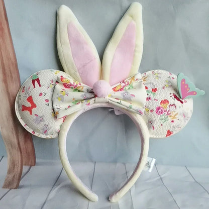 Minnie Mouse Sequin Ears Headband with Bow – Disney Park Style