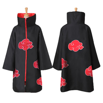 Akatsuki Cosplay Cloak & Headband Set – Naruto Ninja Costume