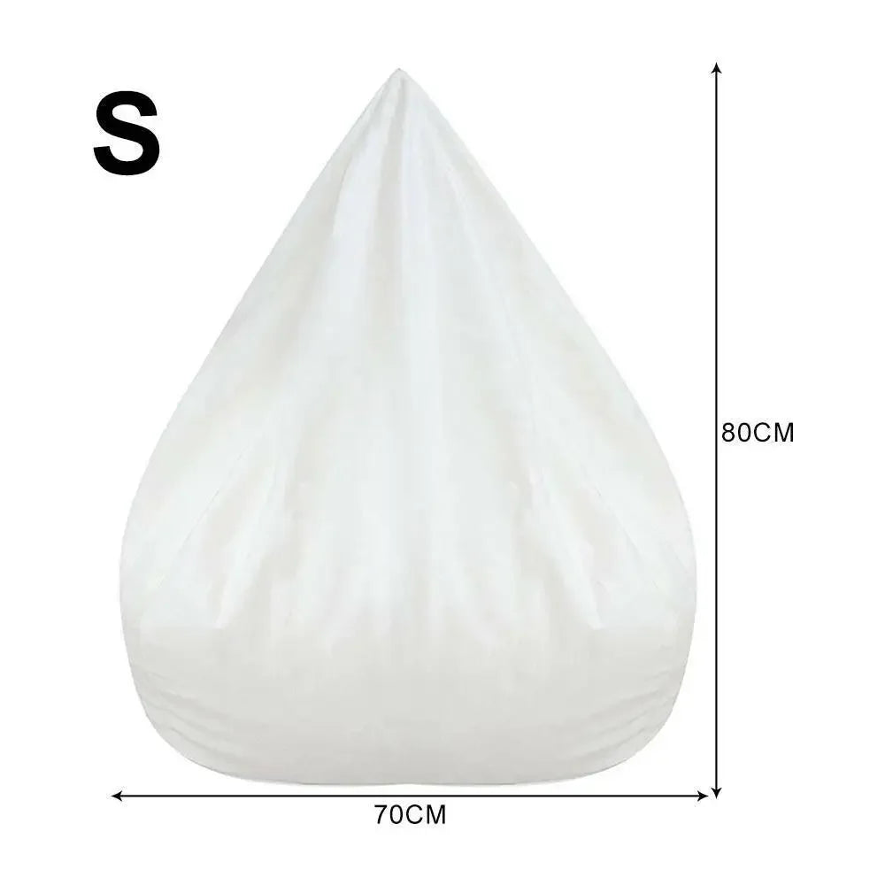 Large Soft Bean Bag Chair Cover Without Filler