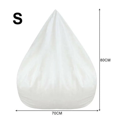 Large Soft Bean Bag Chair Cover Without Filler