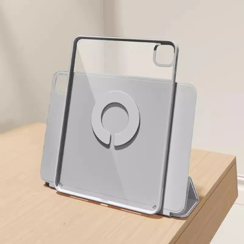 Magnetic Detachable iPad Case with Clear Back – iPad Pro, Air & More