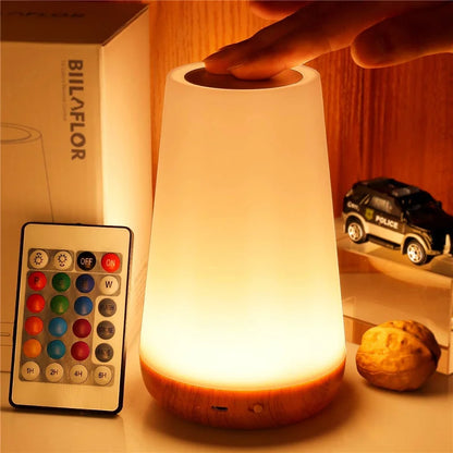 13-Color Changing Night Light with Remote & Touch Control