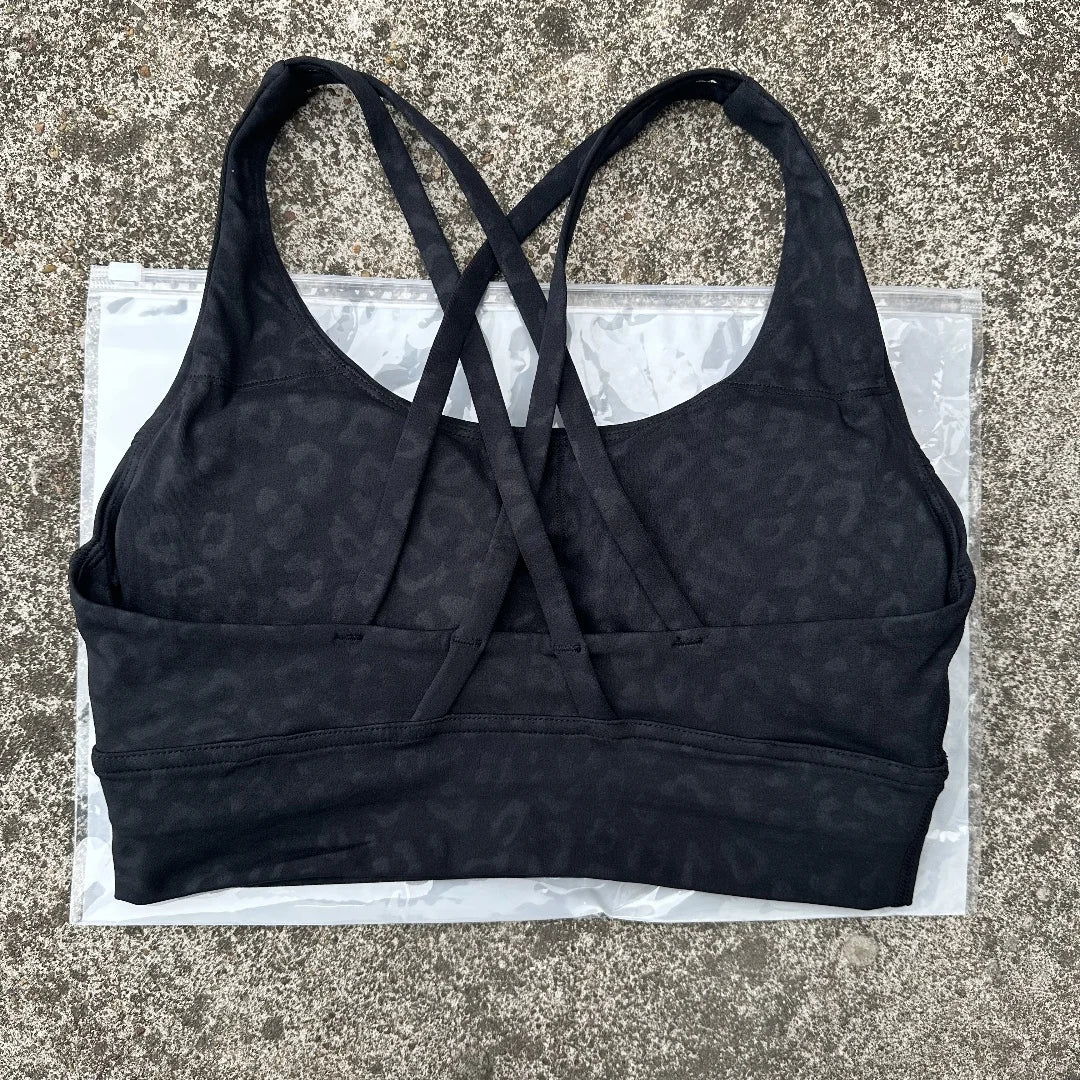 Women's Padded Cross-Back Sports Bra – High Support Activewear