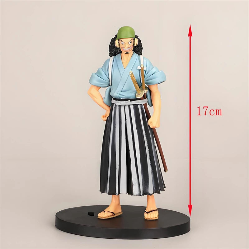 18CM One Piece Luffy Zoro Chopper Nami PVC Action Figures