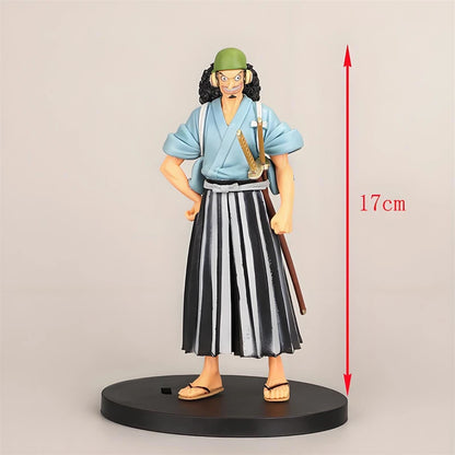 18CM One Piece Luffy Zoro Chopper Nami PVC Action Figures