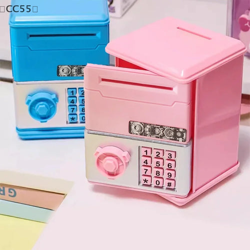 Piggy Bank ATM Safe with Password Lock – Kids Coin Savings Box