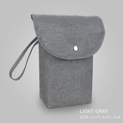 Waterproof Baby Diaper Bag Wet Dry Pouch with Wristlet