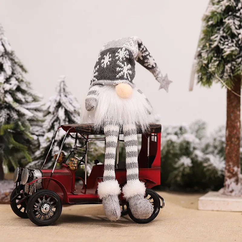 LED Christmas Gnome Plush Doll with Lights – Holiday Decoration