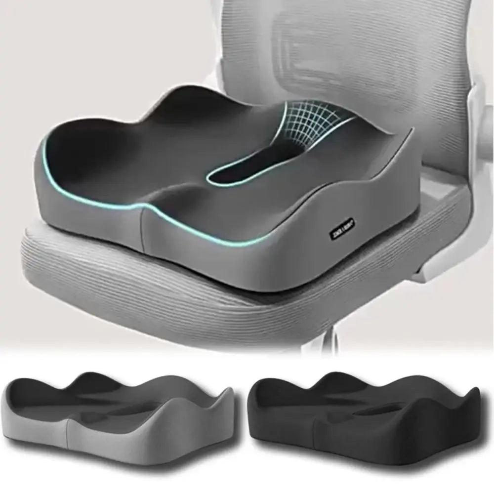 Orthopedic Memory Foam Seat Cushion for Back & Tailbone Pain Relief
