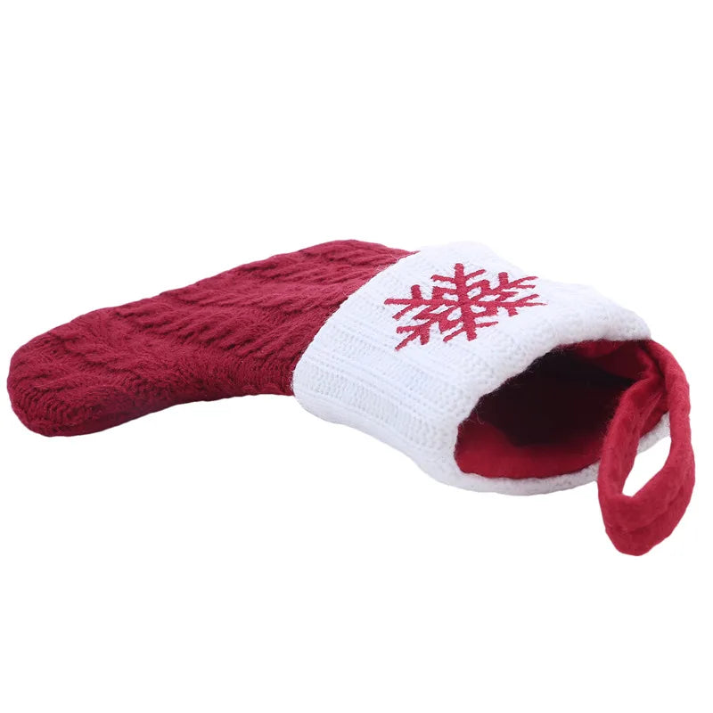Christmas Knit Letter Stocking Ornament – A–Z & Snowflake