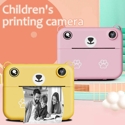 Kids Instant Print Camera with Thermal Printer & 1080p HD Video