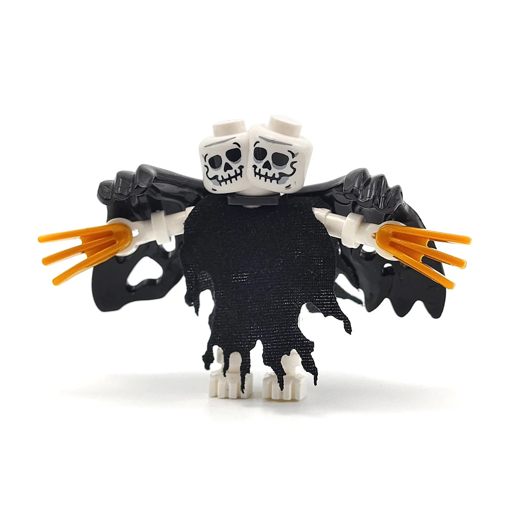 Halloween Skeleton Army Building Blocks Minifigures – Skeleton Horse MOC Figures