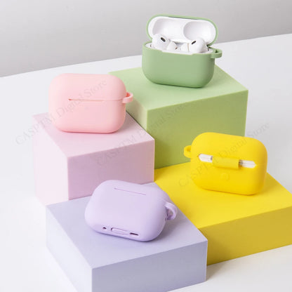 Silicone AirPods Pro 3 Case with Carabiner Clip – 25 Designs