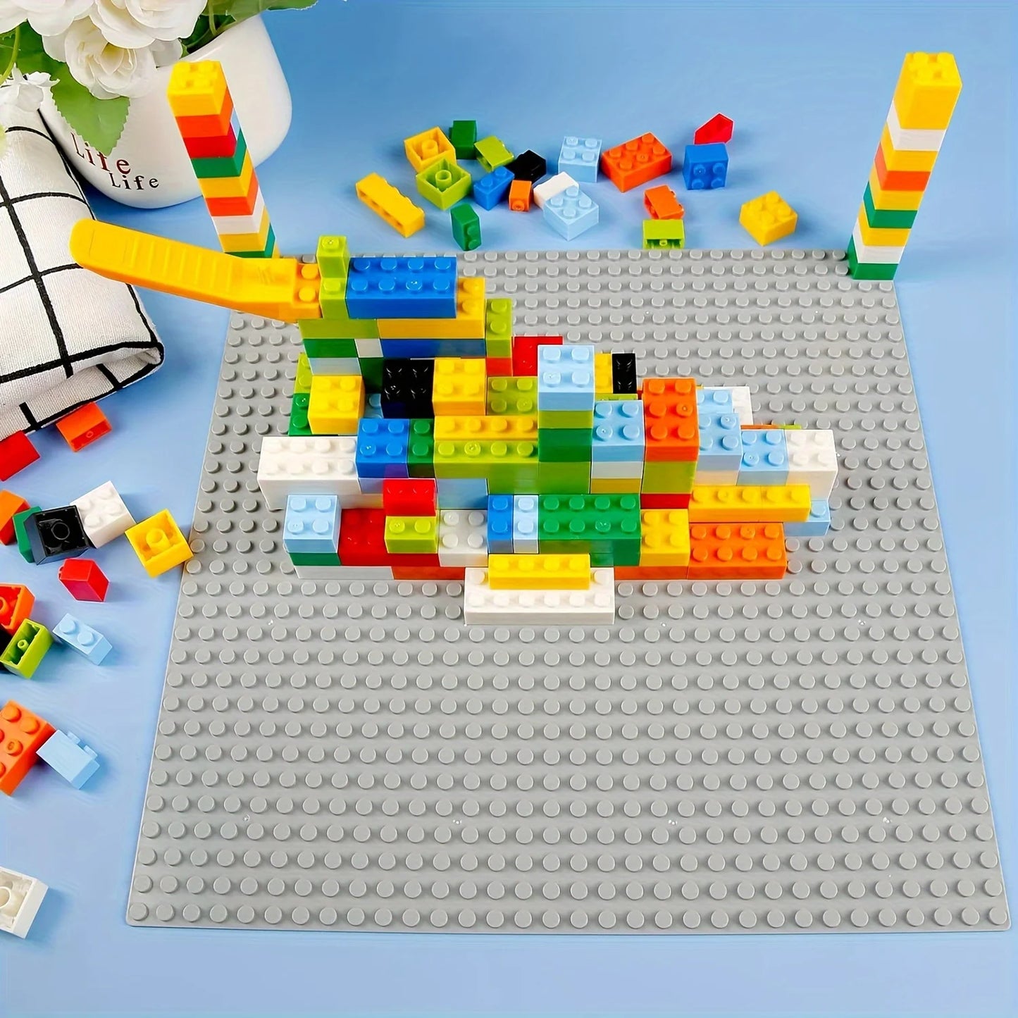 Building Blocks Baseplate 32x32 & 16x32 – LEGO-Compatible Base Plate