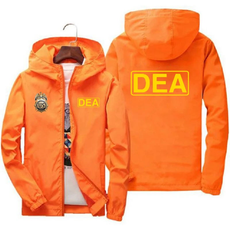 DEA Print Men's Hooded Windbreaker Jacket
