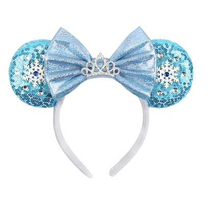Disney Mouse Ear Headband Sequin Bow for Girls Adults Halloween Party