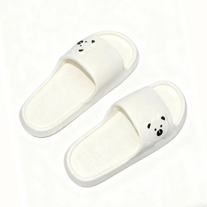 Cartoon Bear Indoor Slippers – Lightweight Soft EVA Slides for Women