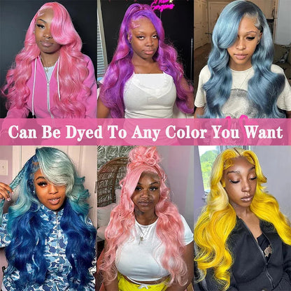 613 Honey Blonde Body Wave Lace Front Wig – HD Transparent Brazilian Human Hair