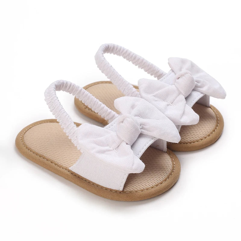 Baby Butterfly Sandals – Glitter Soft Sole Summer Shoes