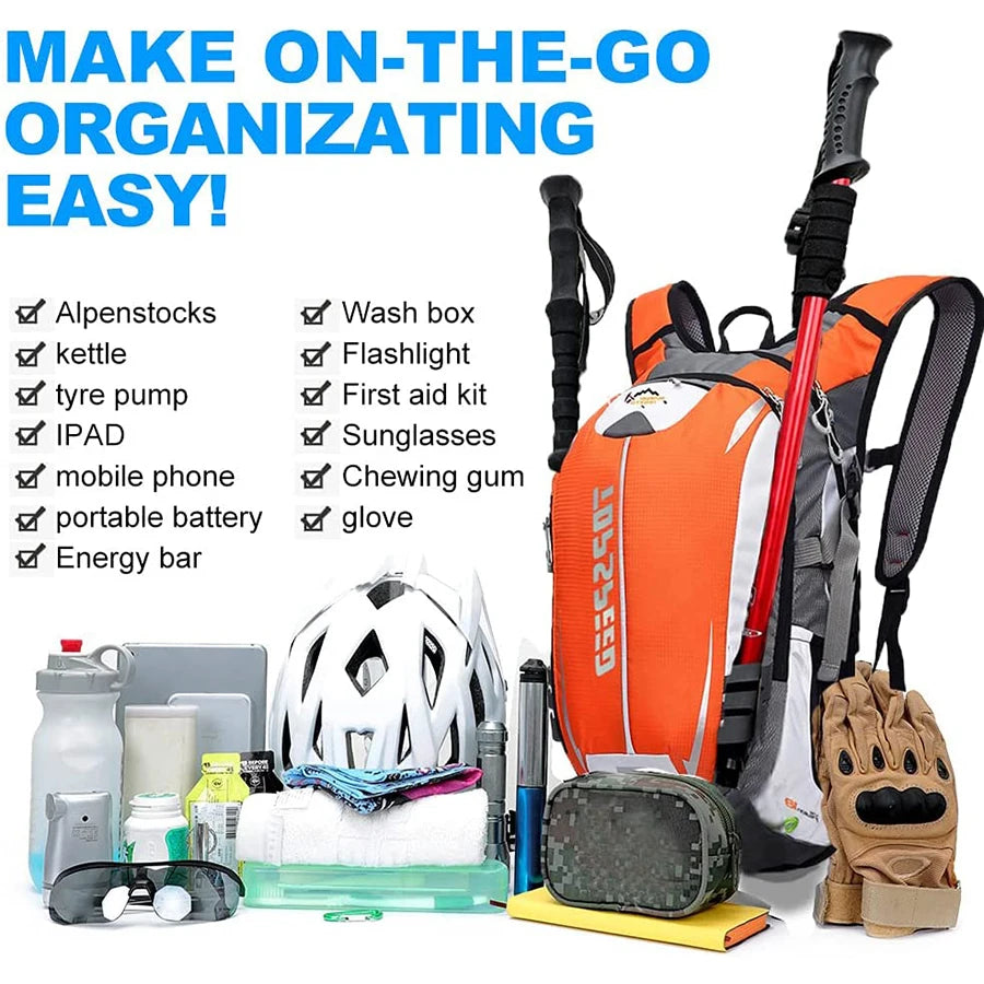 Hydration Backpack for Cycling, Hiking & Outdoor Sports