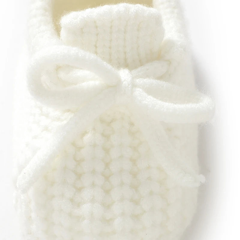 Baby Knit Booties – Soft Sole Anti-Slip First Walker Shoes 0-18M