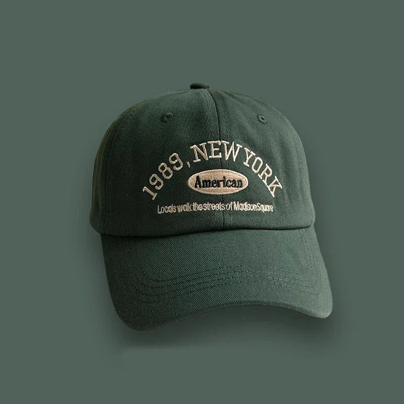 Baseball Cap – Unisex Retro Letter Embroidered Hat