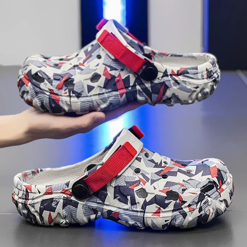 Men’s Camouflage Garden Clog Sandals