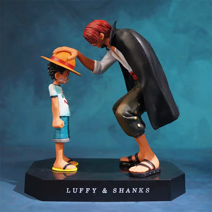 18CM One Piece Shanks Luffy Sabo Ace Sanji Zoro Action Figure