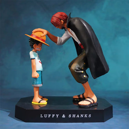 18CM One Piece Shanks Luffy Sabo Ace Sanji Zoro Action Figure