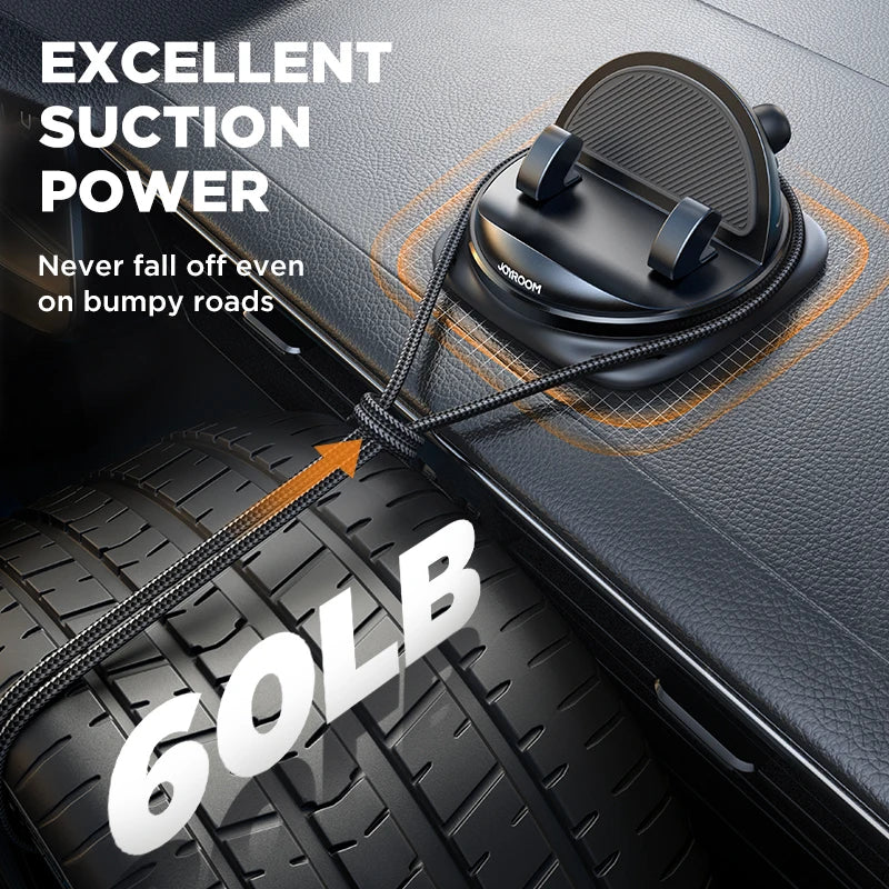 Joyroom Dashboard Car Phone Holder – Reusable Silicone Anti-Slip Mount