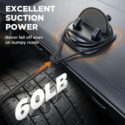 Joyroom Dashboard Car Phone Holder – Reusable Silicone Anti-Slip Mount