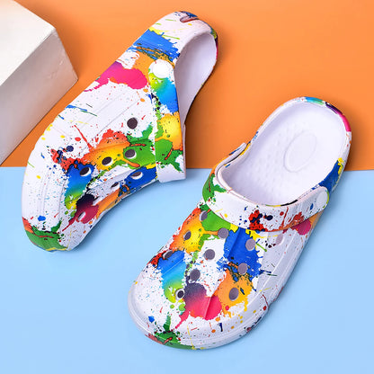 Unisex Air Cushion Breathable Thick Sole Clog Sandals