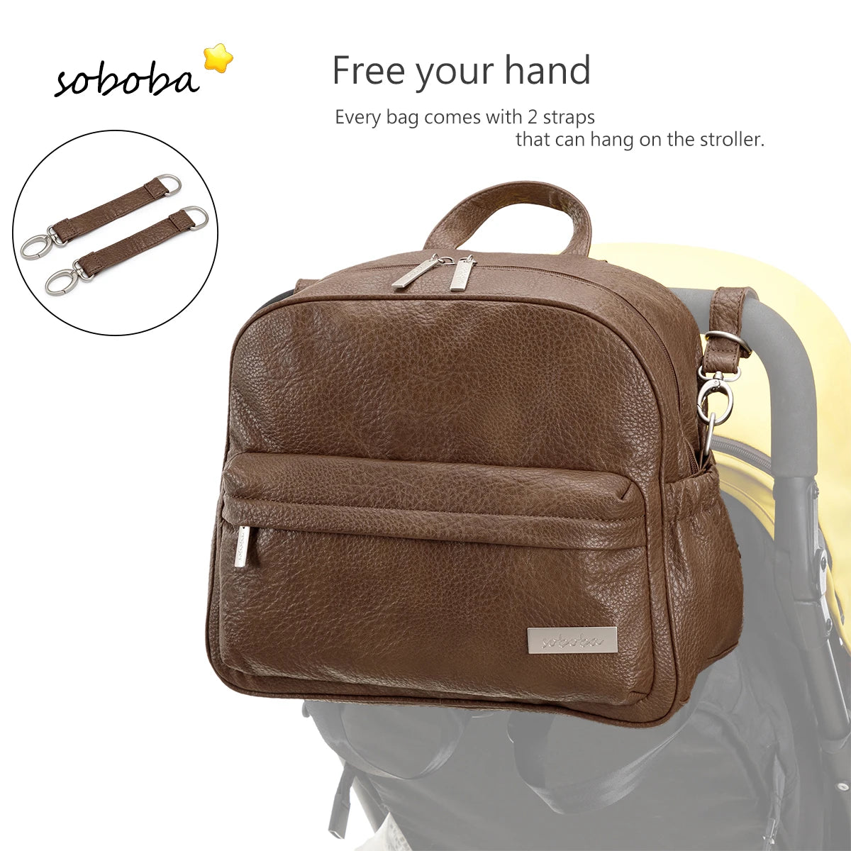 Diaper Bag Backpack – Waterproof Lightweight Mommy Nappy Bag