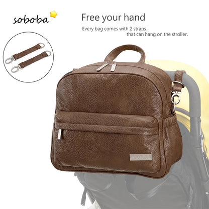 Diaper Bag Backpack – Waterproof Lightweight Mommy Nappy Bag