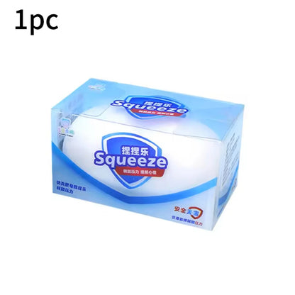 Fluffy Soap Squeeze Toy – Soft Anxiety Relief Squishy