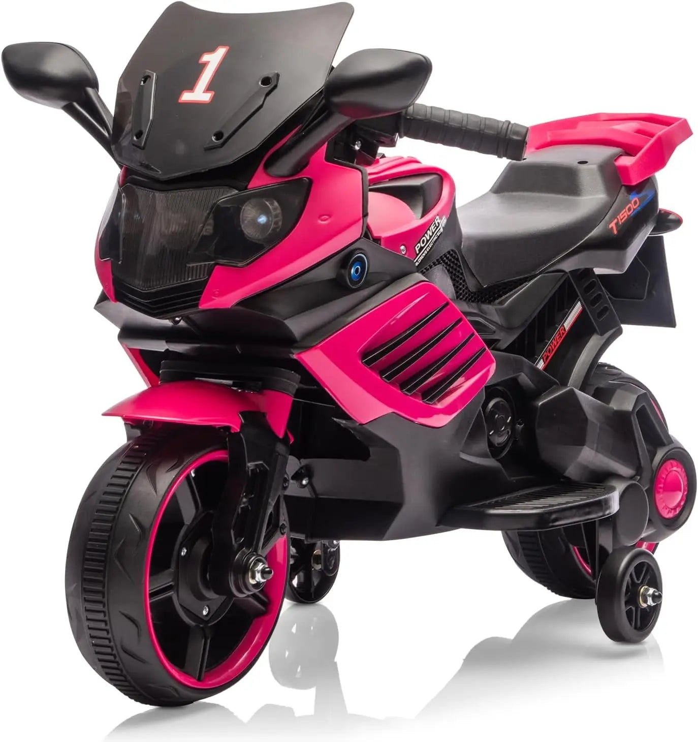 6V Kids Electric Ride On Motorcycle with Training Wheels
