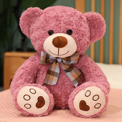 Teddy Bear Plush Stuffed Animal Toy with Bow Tie
