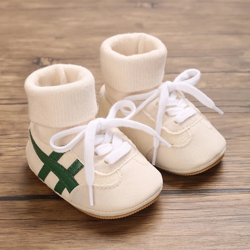 Baby Sock Sneakers Anti-Slip Soft Sole High-Top Shoes