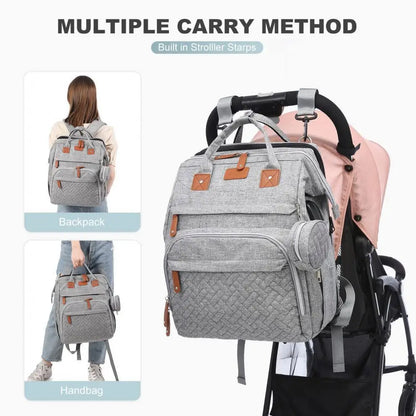 Diaper Bag Backpack – Large Capacity Nappy Changing Bag