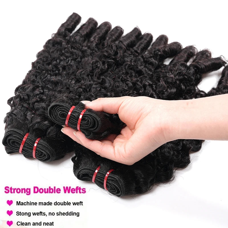 Raw Burmese Curly Hair Bundles – 100% Virgin Human Hair