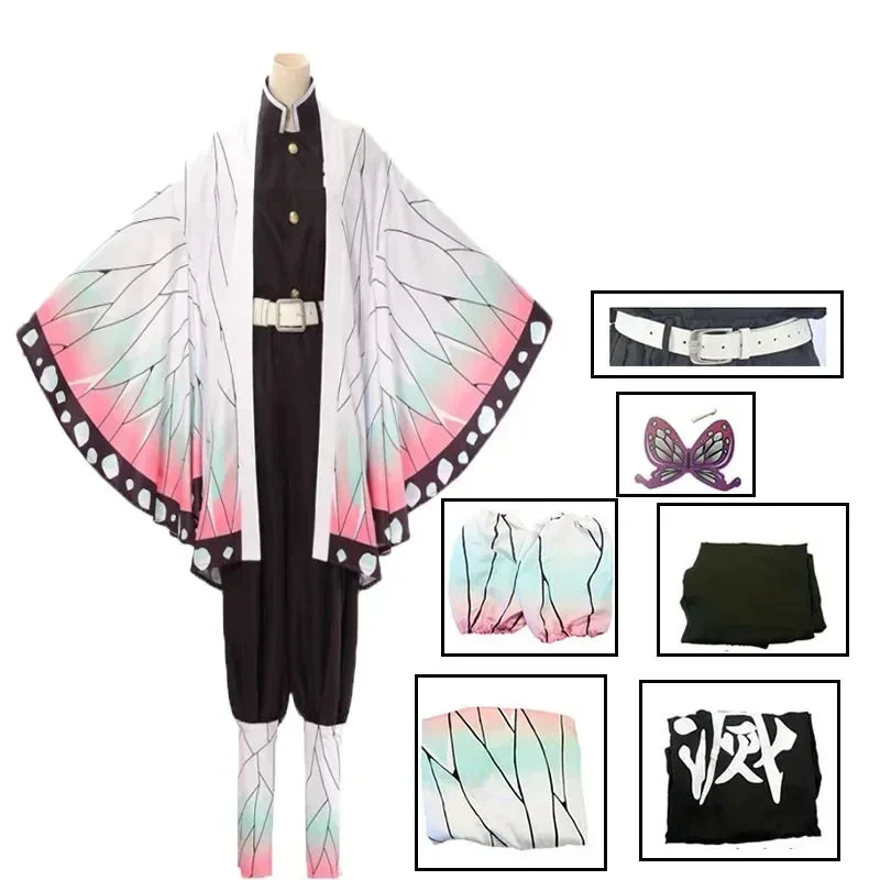 Shinobu Kocho Cosplay Costume – Demon Slayer Uniform Set