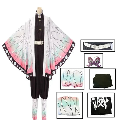 Shinobu Kocho Cosplay Costume – Demon Slayer Uniform Set