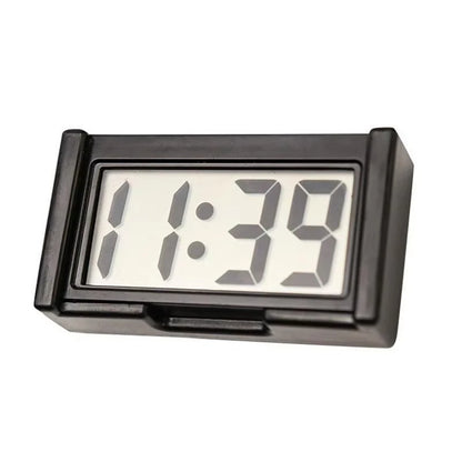 Mini Portable Desk Clock – LCD Date & 12H Time Display, Battery Powered