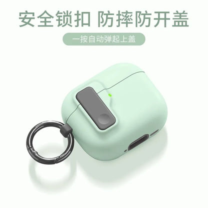 AirPods Pro 3 Case with Phone Stand, Magnetic Lock & Carabiner
