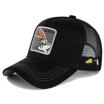 Cartoon Anime Trucker Cap – Unisex Adjustable Baseball Hat
