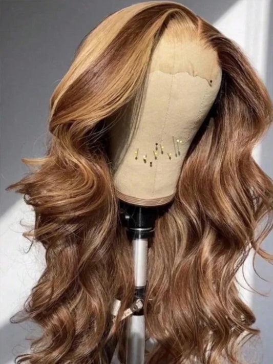 P4/27 Brazilian Body Wave Human Hair Wig 13x4 HD Lace Front