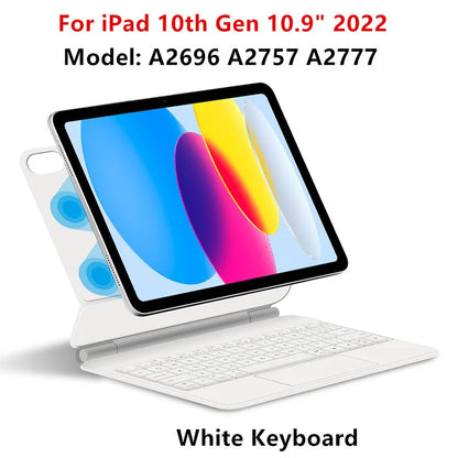 iPad Magic Keyboard Case with Touchpad – Backlit, Fits Pro, Air, 10th Gen & More