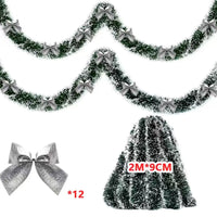 Silver 12 Garland 2m