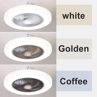 Smart Ceiling Fan with Light & Remote Control – Invisible Blades