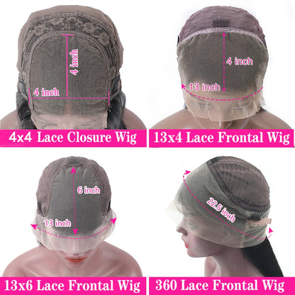 Chocolate Brown HD Lace Front Wig Body Wave Human Hair